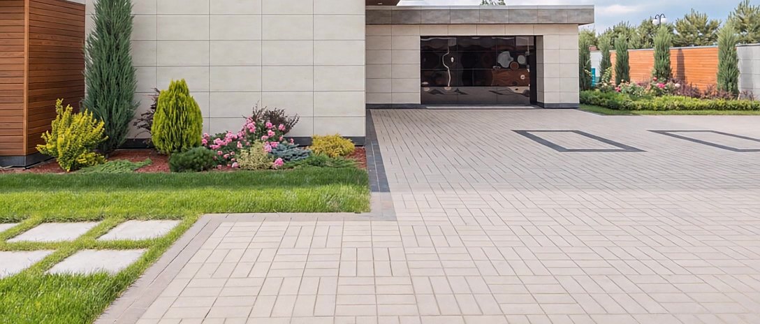Gereinigd terras met schone voegen na reiniging door NL Reiniging
